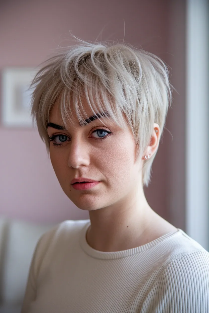 28 Short Haircuts for Women With Round Chubby Faces 12 Wispy Fringe