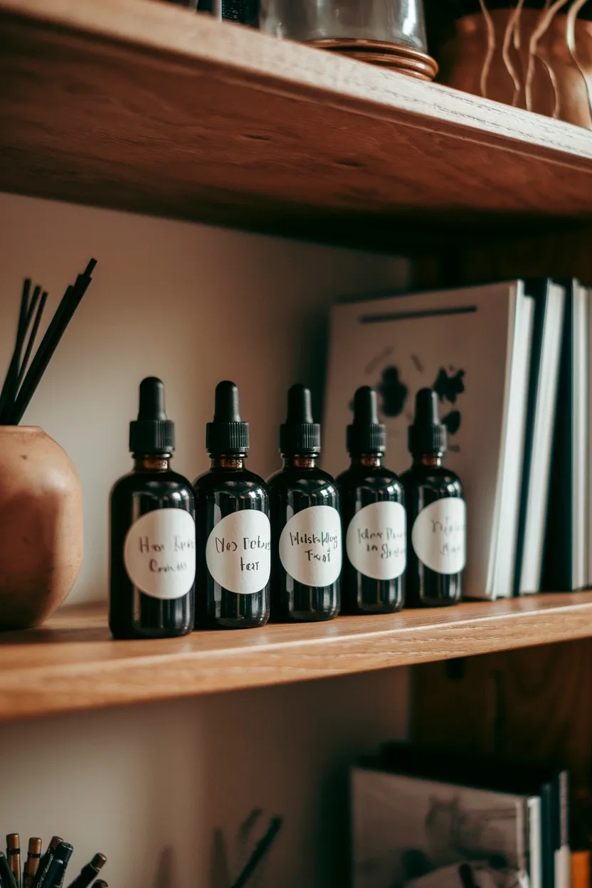 25 Unconventional Halloween Crafts for Adults 20 Witchy Bottle Cabinet