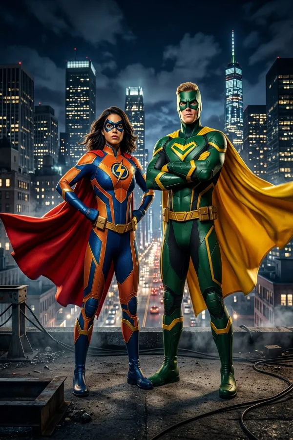 28 Creative Couples Halloween Costumes 23 caped superheros duo