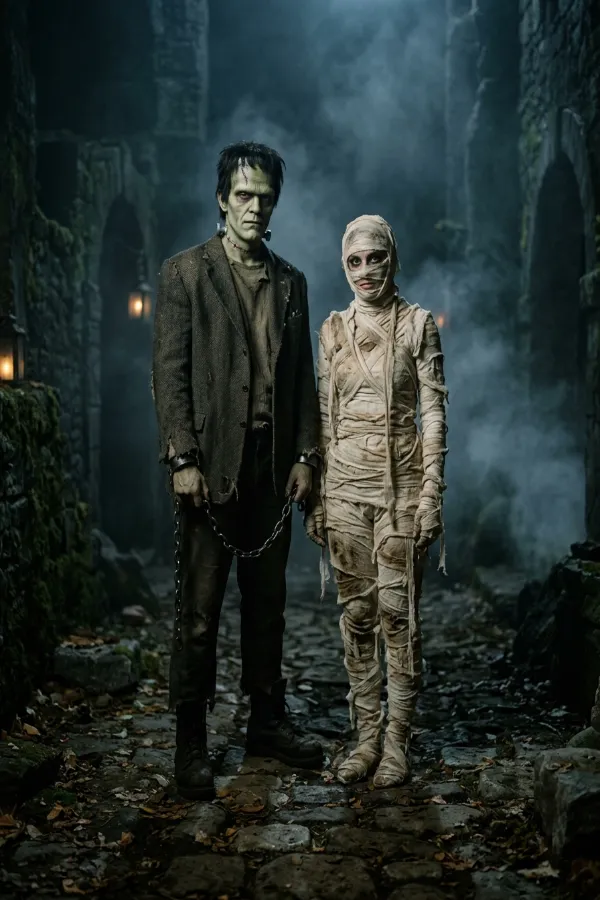 28 Creative Couples Halloween Costumes 13 classic movie monster