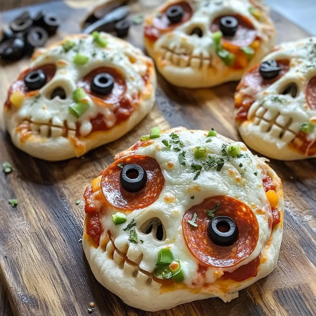 20 Halloween Party Food Ideas for a Spooky and Delicious Celebration 6 Halloween Skull Pizza