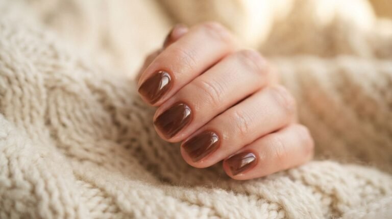 21 Minimal Fall Nails for Short Nails With a Chic Look