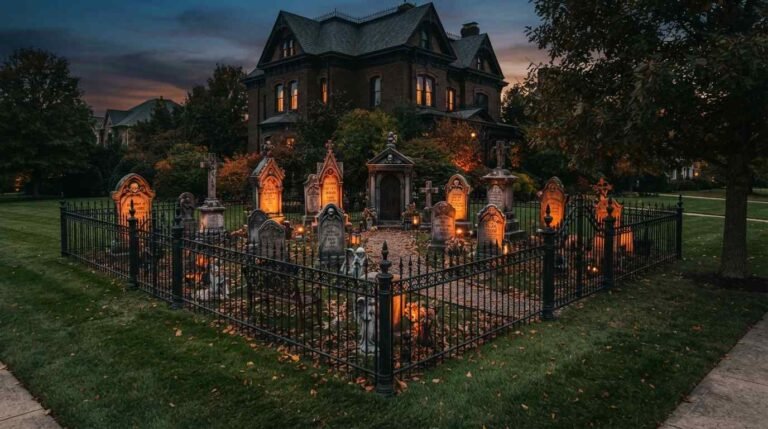 27 Wicked Halloween Archway Ideas With Cauldrons and Spooky Fog