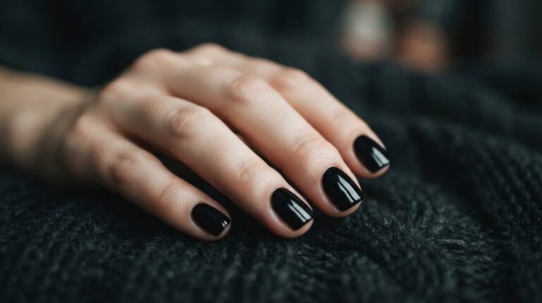 30 Dark Fall Nails for Short Nails With a Moody Vibe