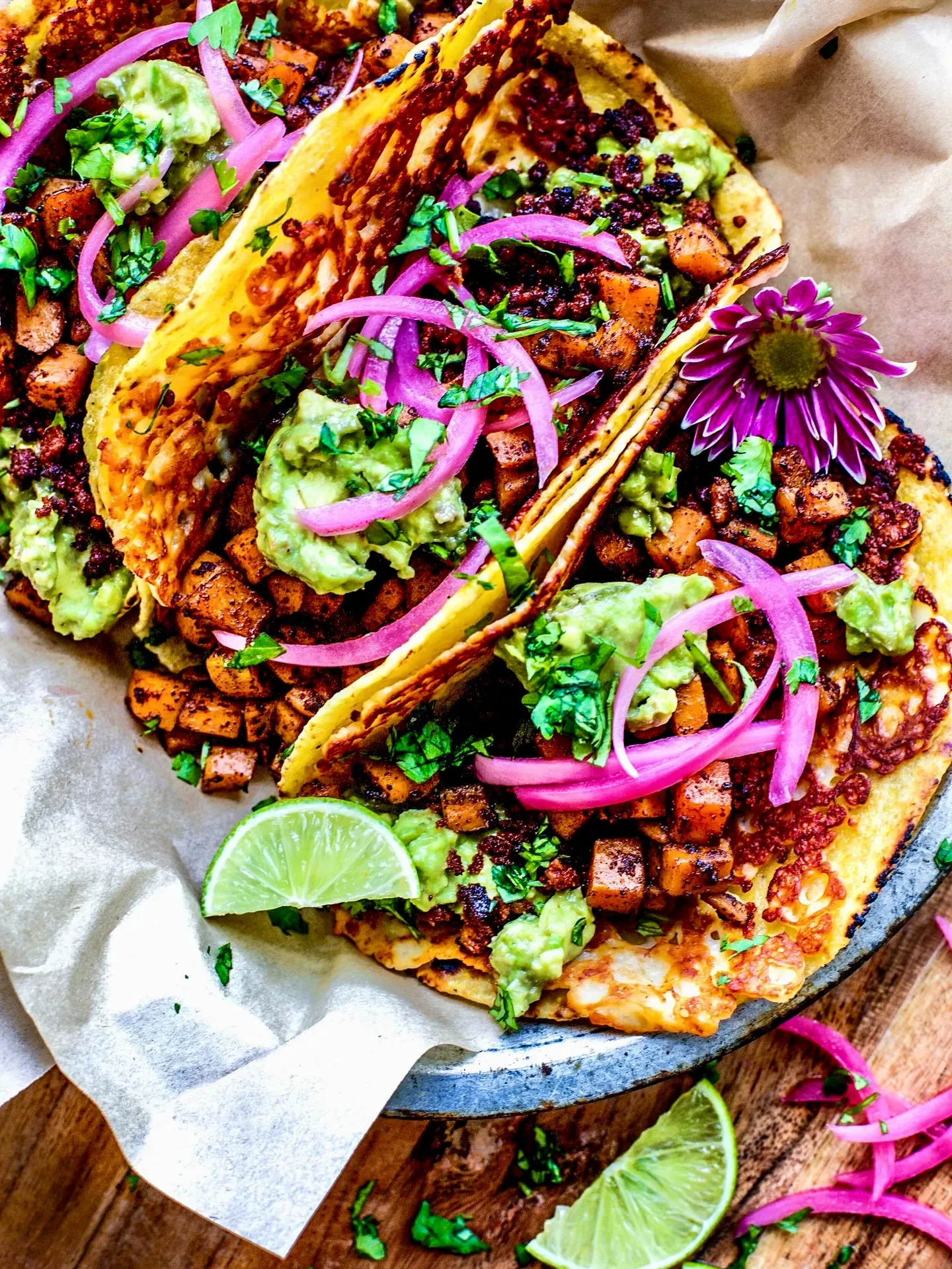 Chorizo and Sweet Potato Tacos
