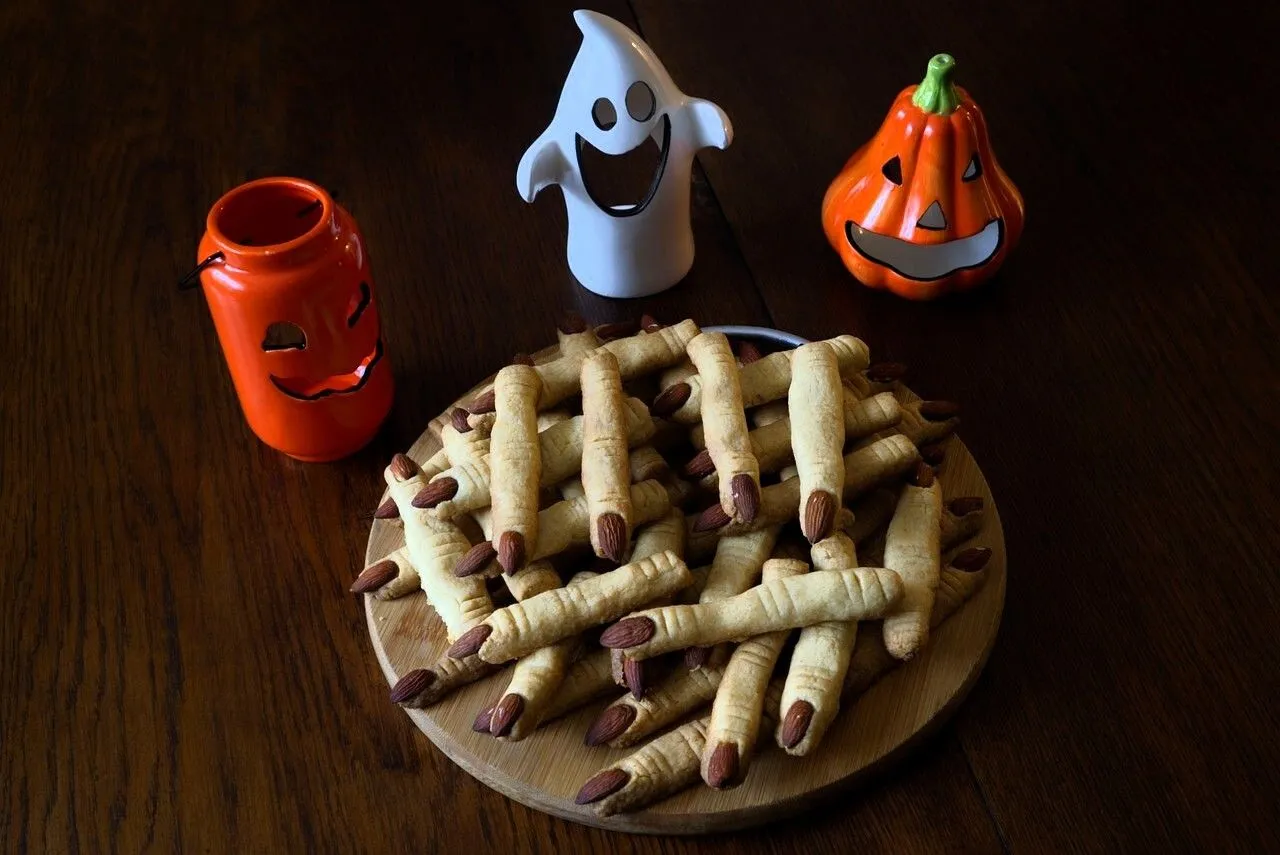 Halloween Witch Finger Cookies