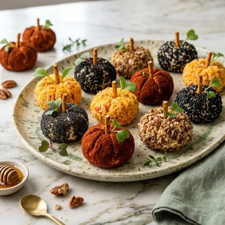 Savory Pumpkin Cheese Bites
