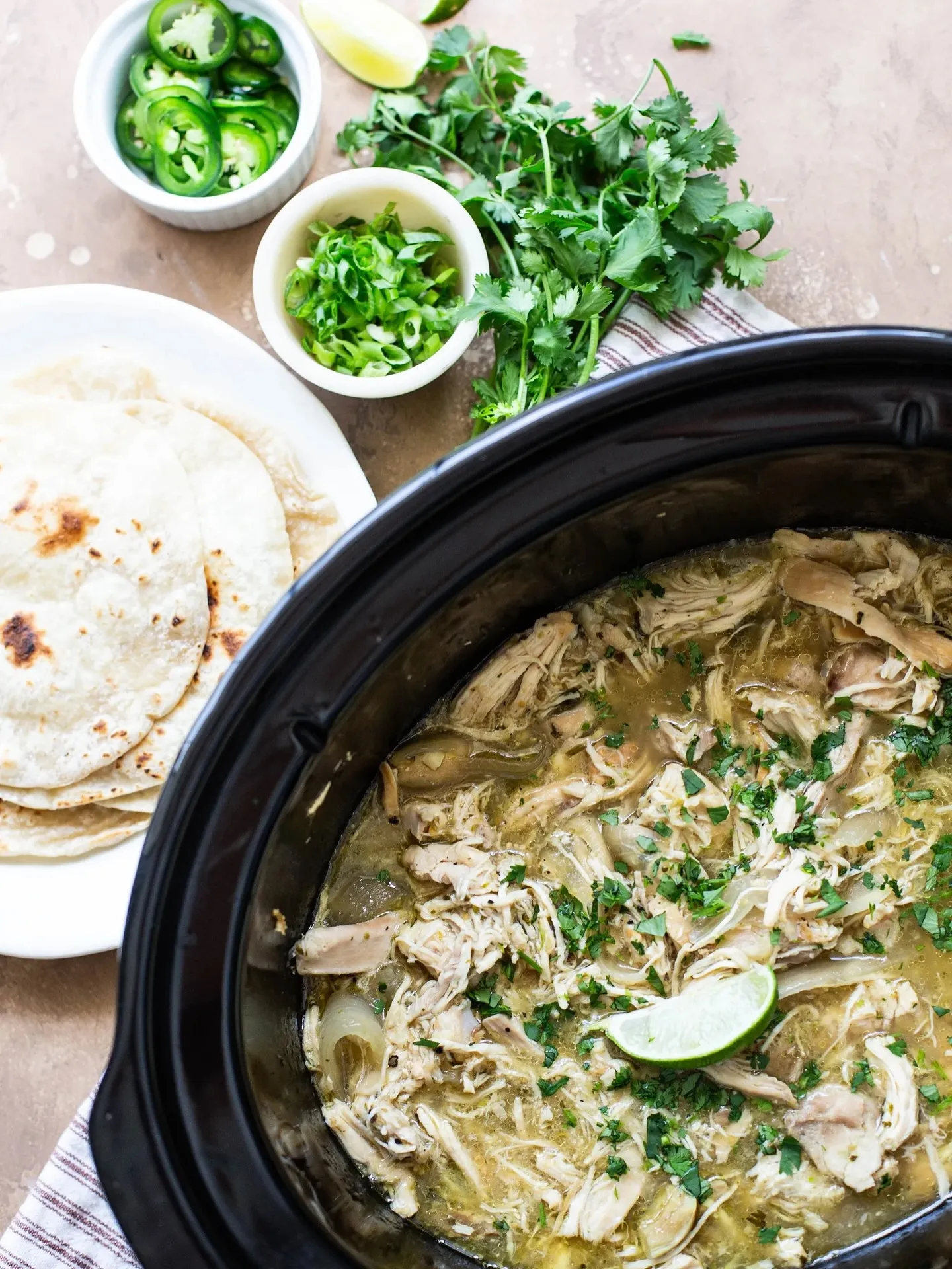 Slow Cooker Salsa Verde Chicken