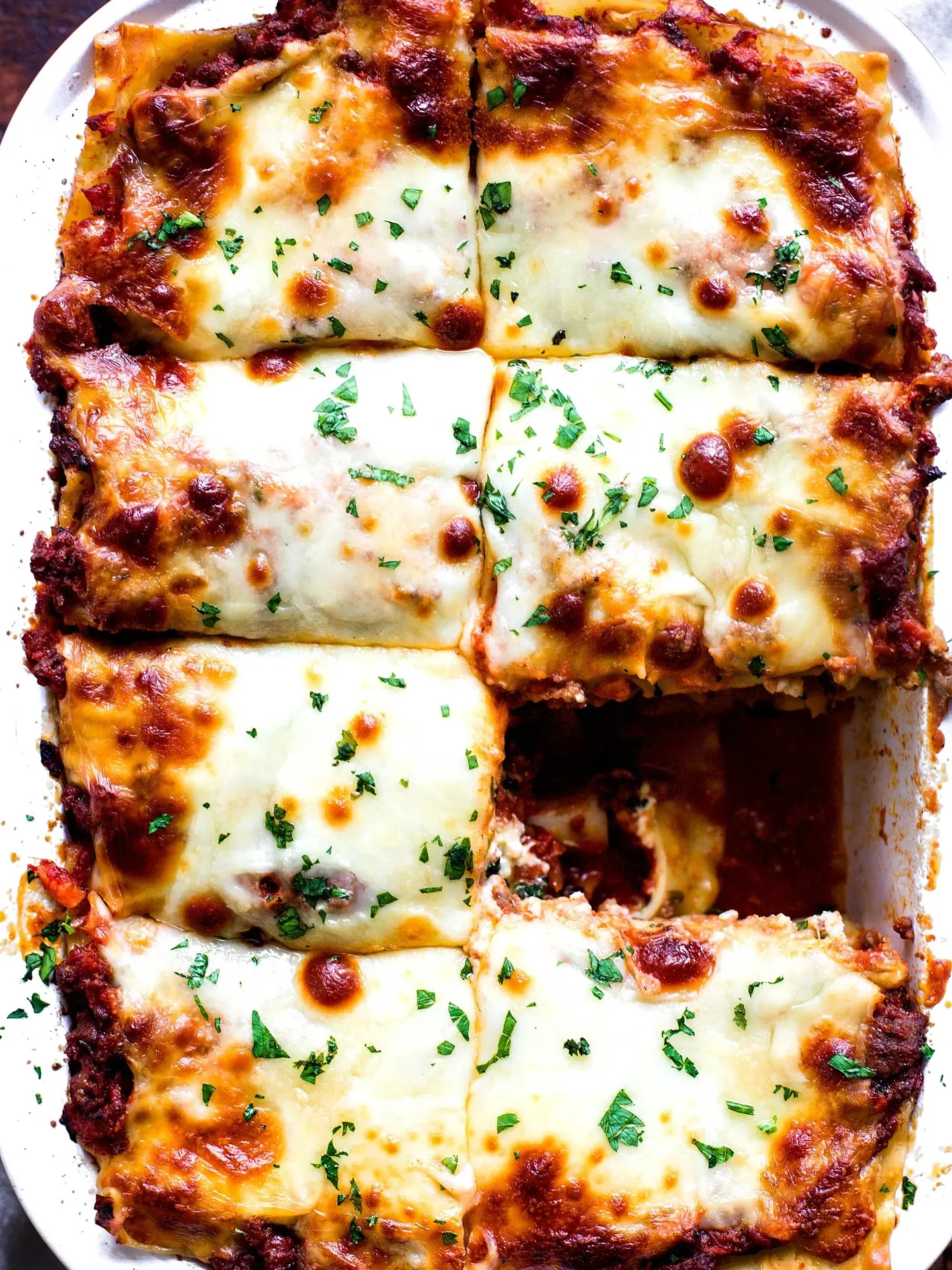 Spinach and Beef Lasagna