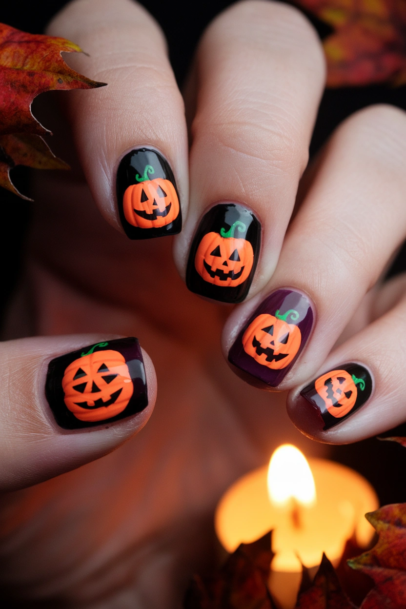 Haunted Pumpkin Faces
