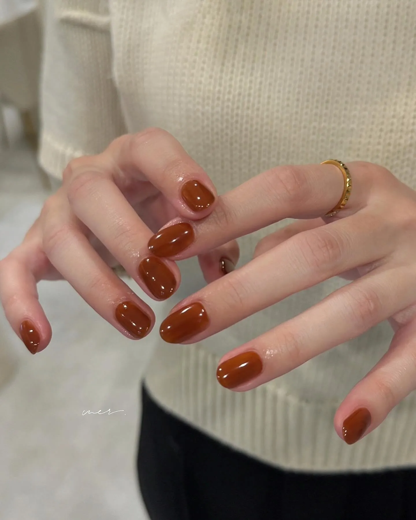 Smoky Terracotta Nails