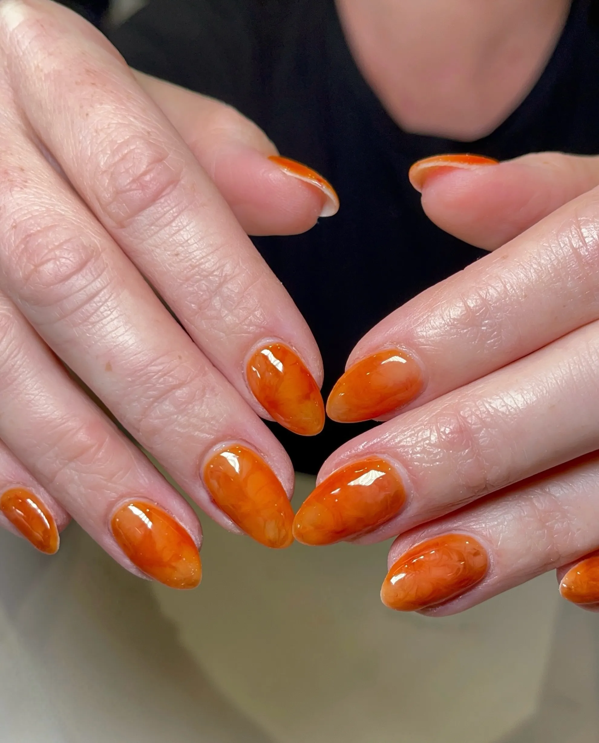 Creamy Pumpkin Spice Nails